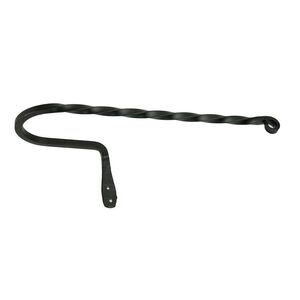Hand Forged Wrought Iron Wall Mounted Paper Towel Holder Primitive Decor